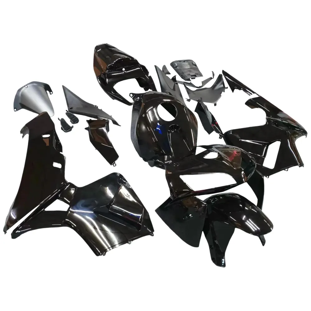 2005-2006 CBR600RR Karossbeklädnad Svart ABS Formsprutad plastsats Generisk