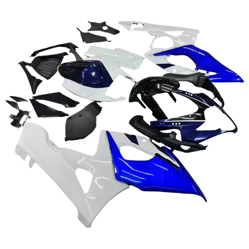 2005-2006 GSXR1000 Blue Bodywork Fairing ABS Formsprutad Plast Set Generic