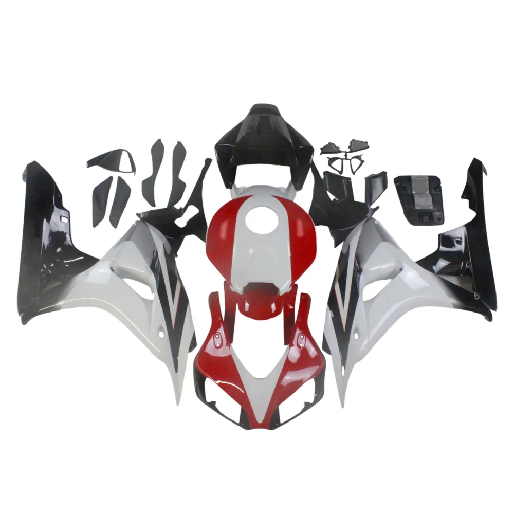 2006-2007 CBR1000RR Karosseriskåpa Röd ABS Formsprutad plastsats Generisk
