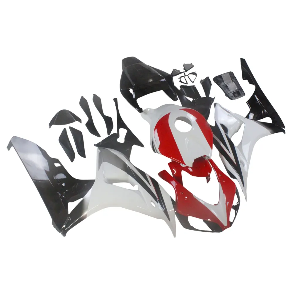 2006-2007 CBR1000RR Karosseriskåpa Röd ABS Formsprutad plastsats Generisk