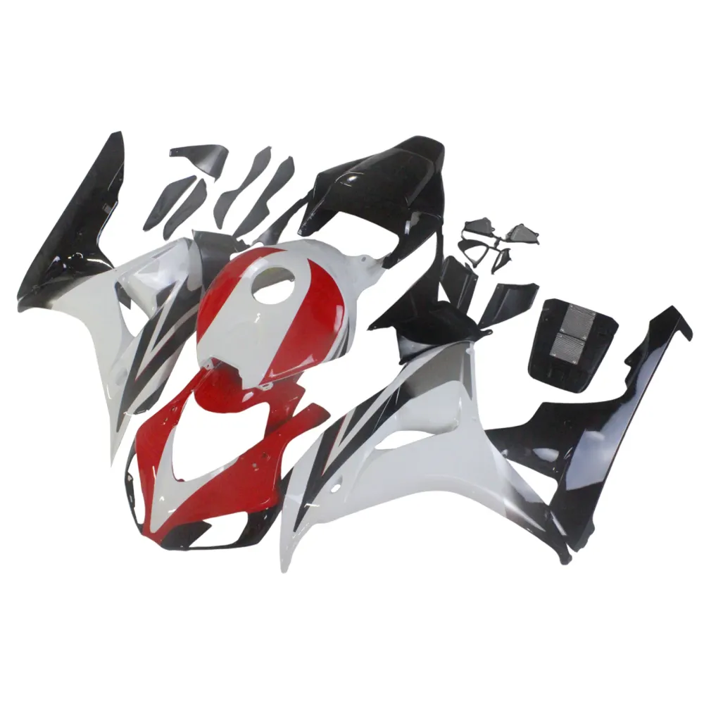 2006-2007 CBR1000RR Karosseriskåpa Röd ABS Formsprutad plastsats Generisk