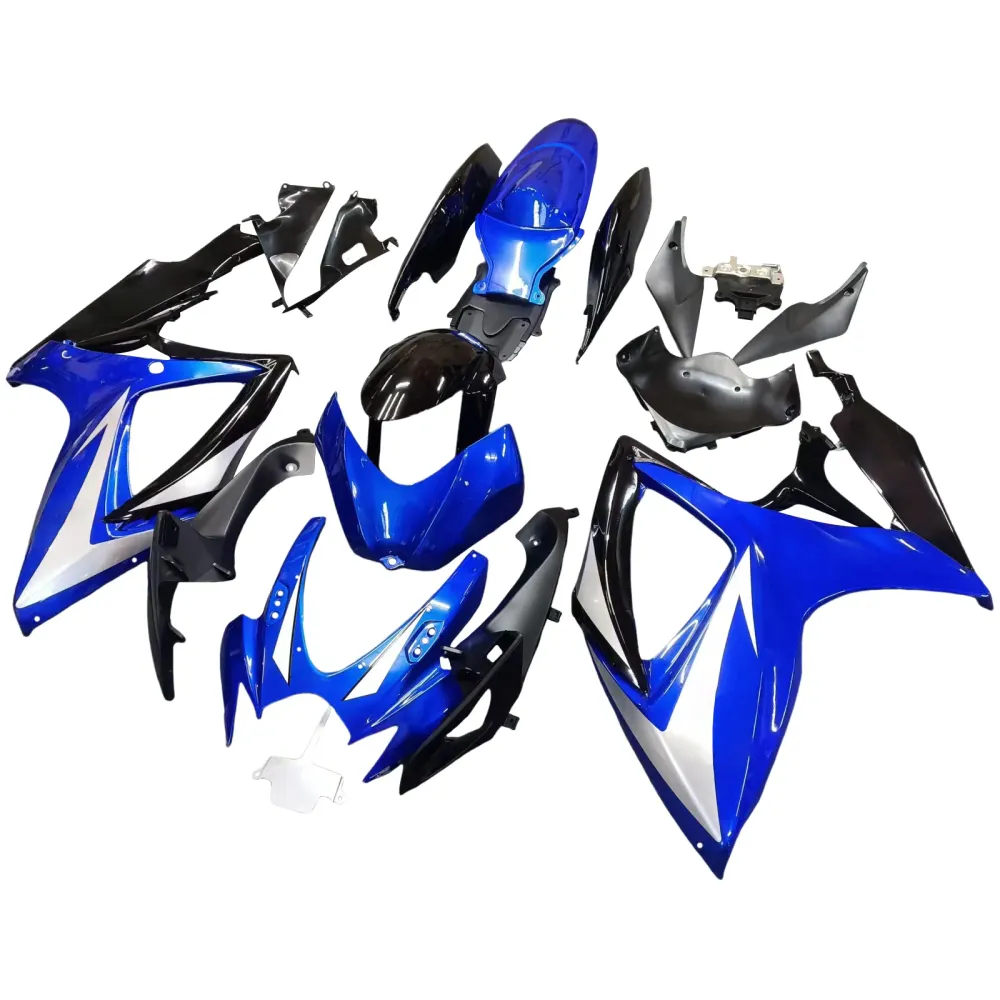 2006-2007 Suzuki GSXR 600 750 Blå & Svarta GSXR Racing-kåpor Generiska