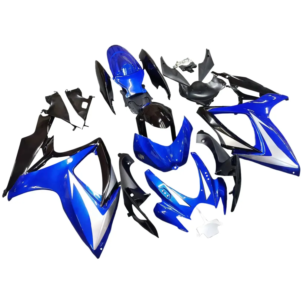 2006-2007 Suzuki GSXR 600 750 Blå & Svarta GSXR Racing-kåpor Generiska