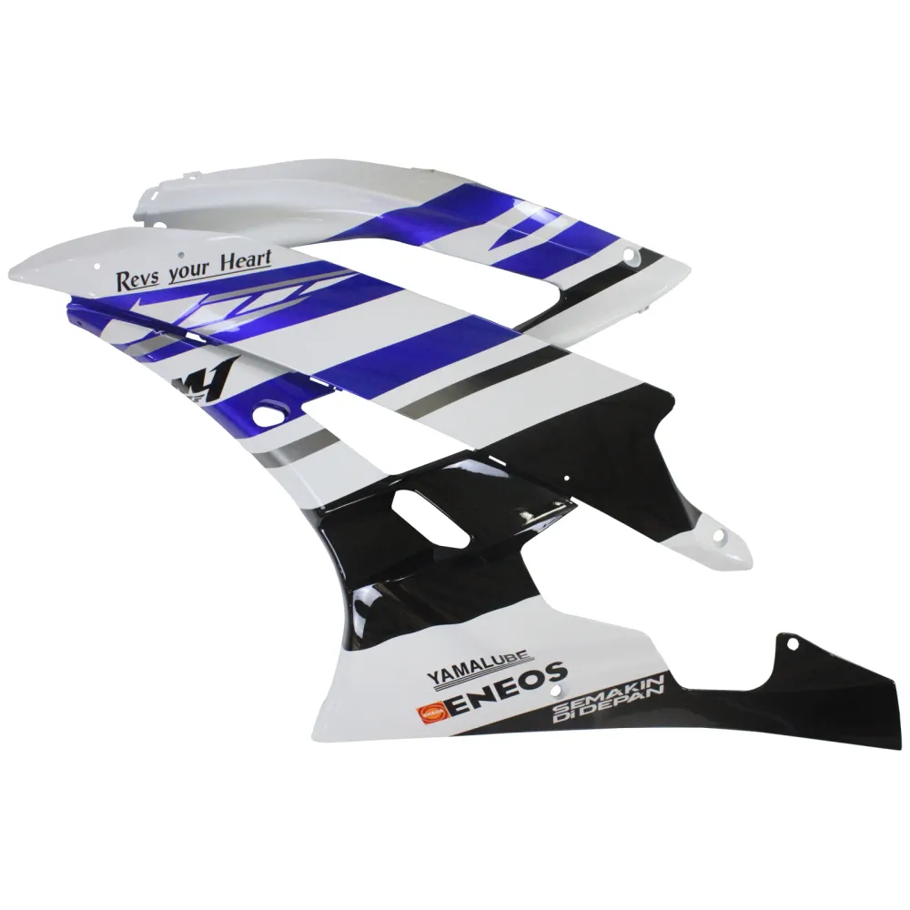 2006-2007 Yamaha YZF 600 R6 Injection Fairing Kit Karosseri Plast ABS #151