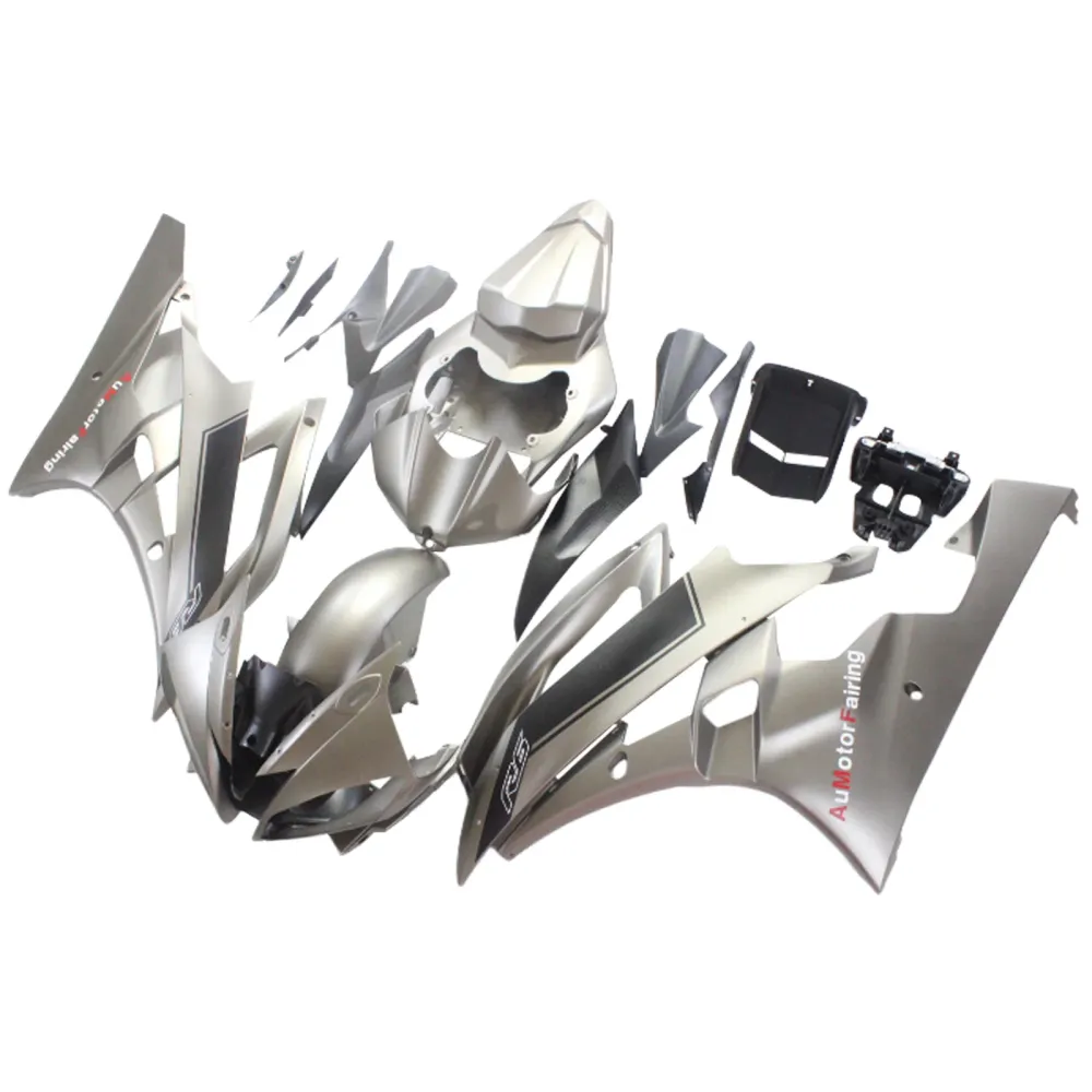 2006-2007 Yamaha YZF 600 R6 Injection Fairing Kit Karosseri Plast ABS #155