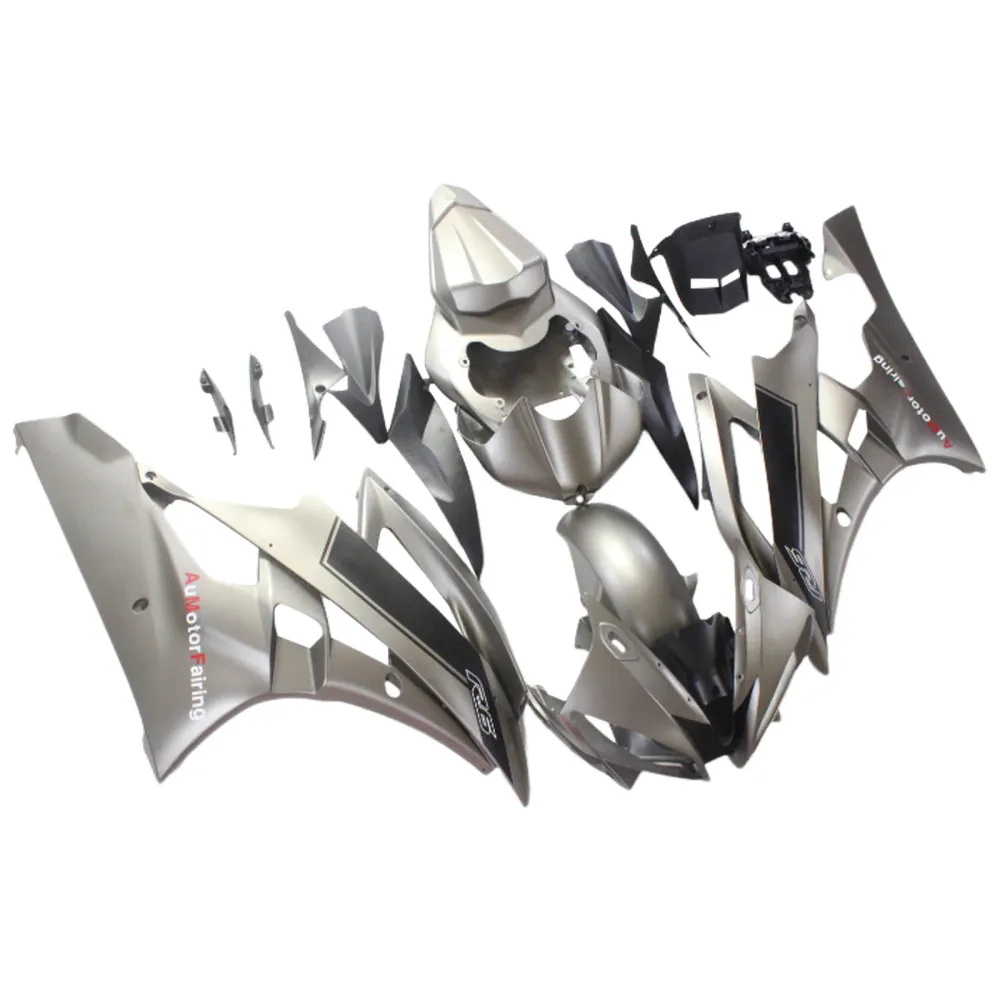 2006-2007 Yamaha YZF 600 R6 Injection Fairing Kit Karosseri Plast ABS #155
