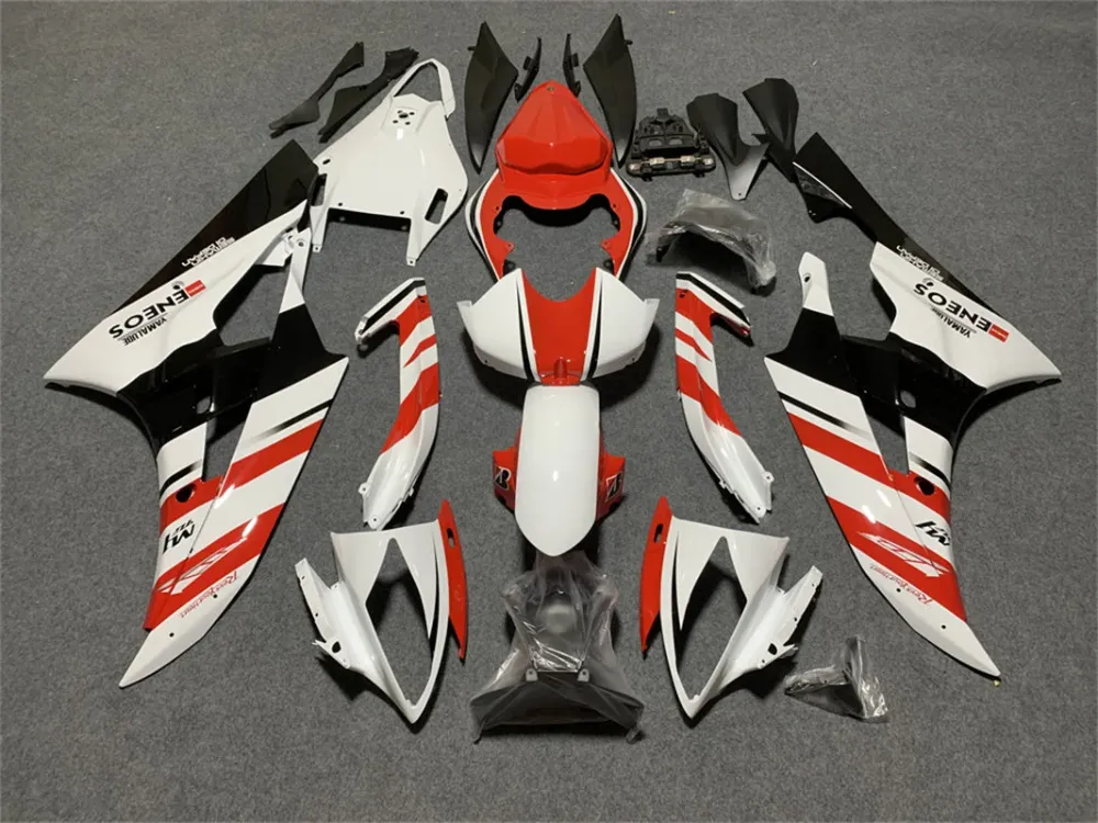 2006-2007 Yamaha YZF 600 R6 Injection Fairing Kit Karosseri Plast ABS #154
