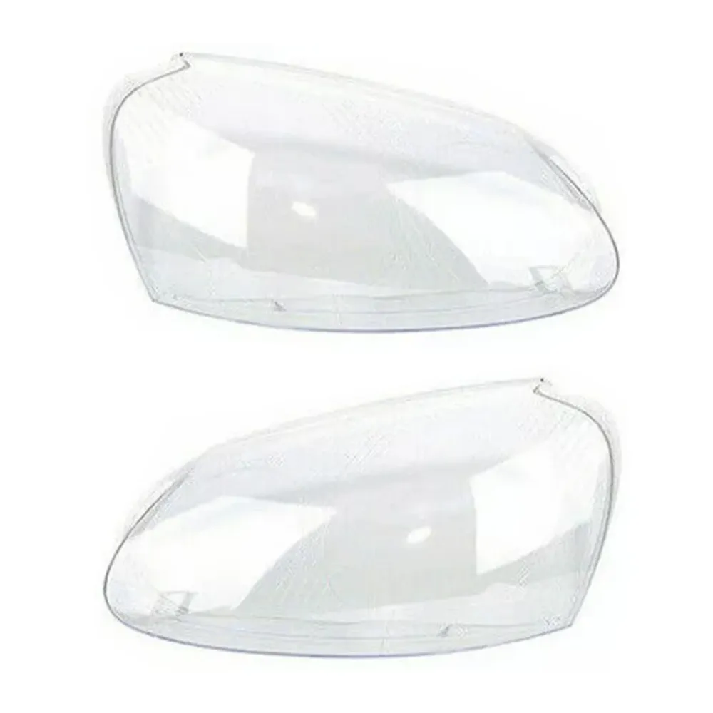 2006-2009 Volkswagen Rabbit 2PCS Front Strålkastare Lins Strålkastare Clear Cover 1K6941005S