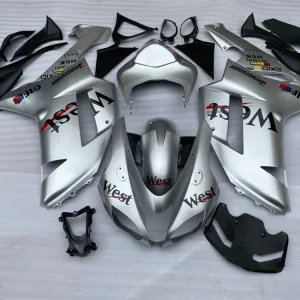 2007-2008 KAWASAKI ZX6R 636 INJEKTION FAIRING KIT BOODYWORK PLAX ABS #19