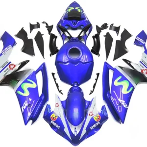 2007-2008 Yamaha YZF 1000 R1 Injection Fairing Kit Karosseri Plast ABS #127