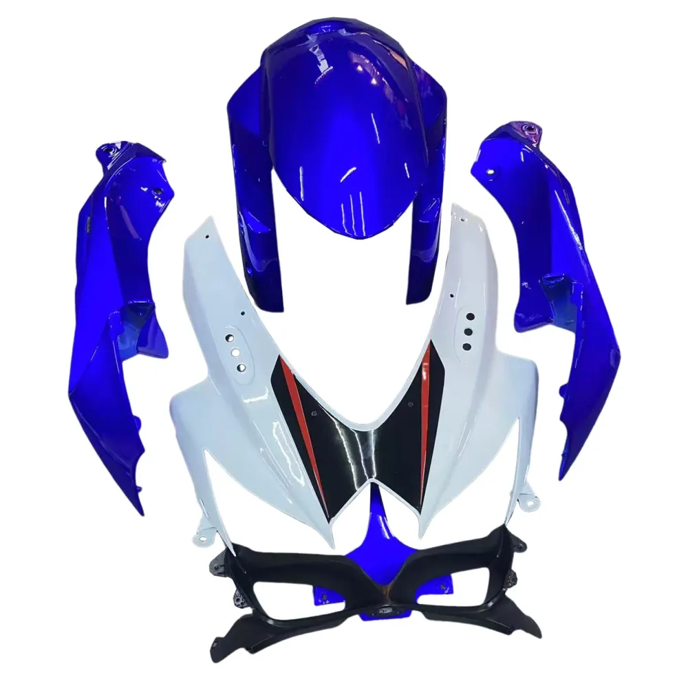 2008-2010 GSXR 600/750 Blue Bodywork Fairing ABS Injection Molded Plastics Set Generic