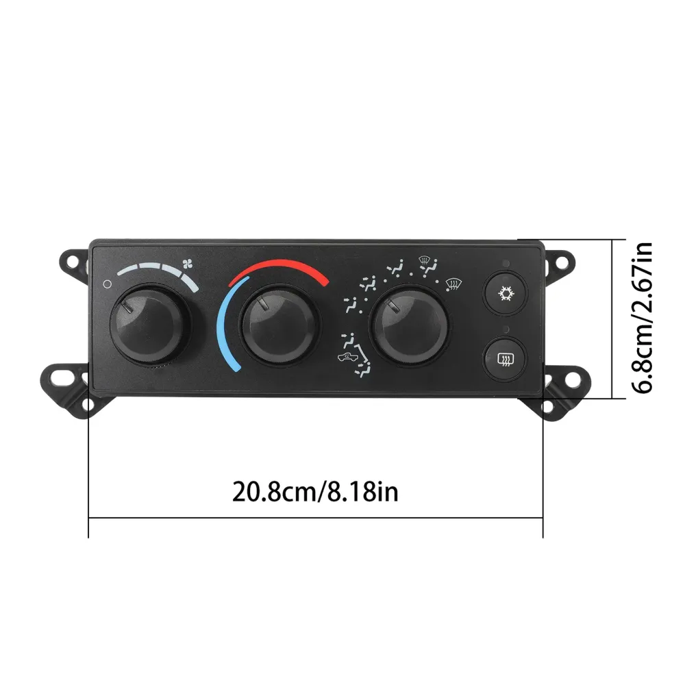 2008-2011 Dodge Dakota Temperaturvärmare Climate Control Module P55057079AB