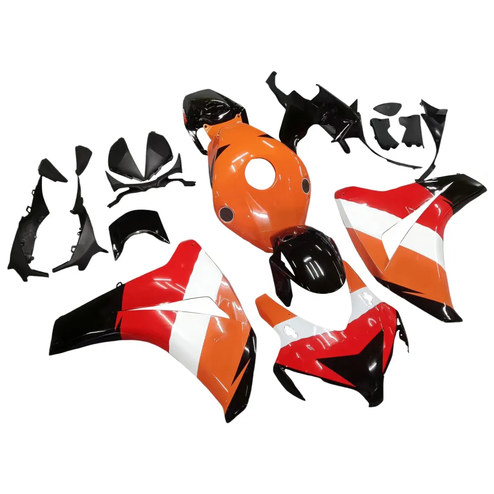 2008-2011 Honda CBR 1000 RR Amotopart Fairings Black Orange Repsol Racing Customs Fairing
