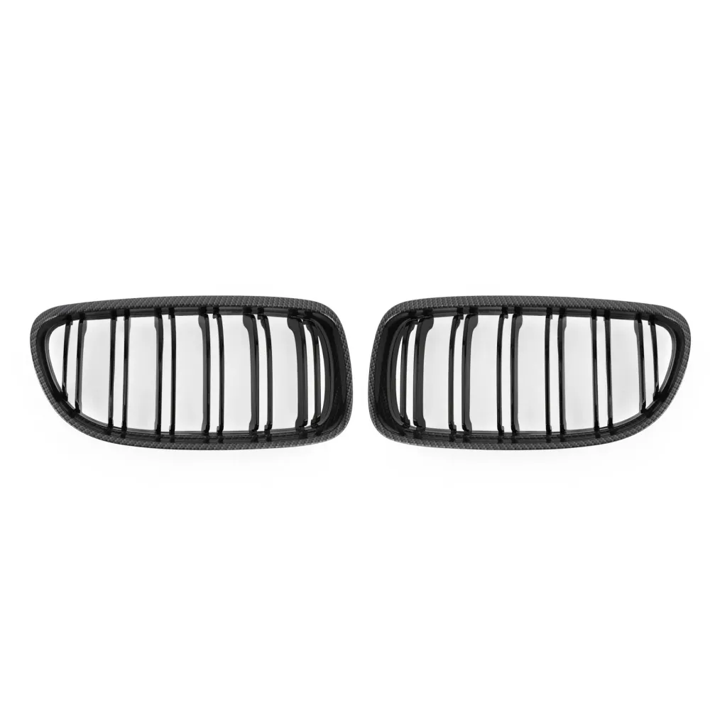2008-2012 BMW E90/E91 LCI 3-serien Främre njurgrillar Kolfiber 02HGL1106ABK Generic