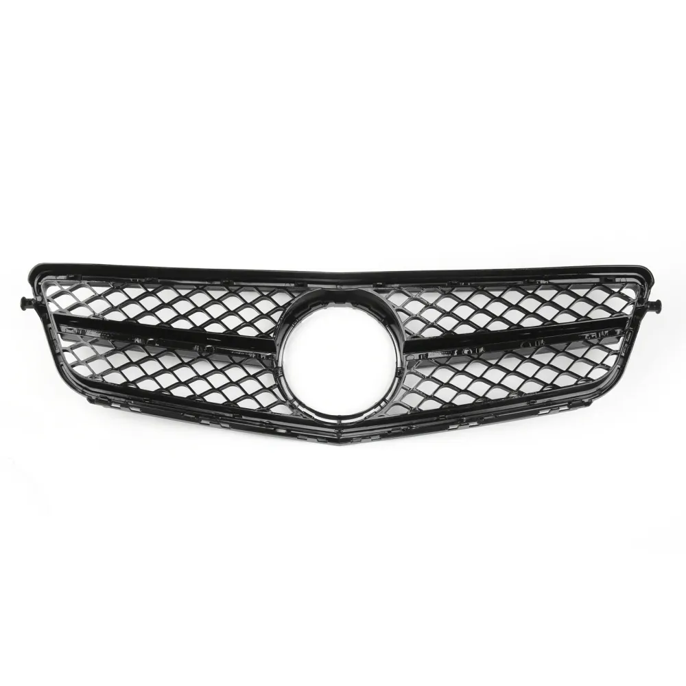 2008-2014 BENZ W204 C-Klass C63 Style Högglans Svart Grill Generisk