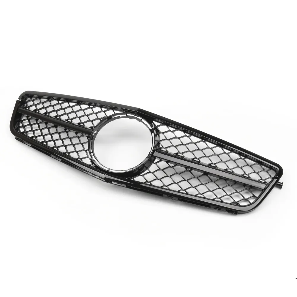 2008-2014 BENZ W204 C-Klass C63 Style Högglans Svart Grill Generisk