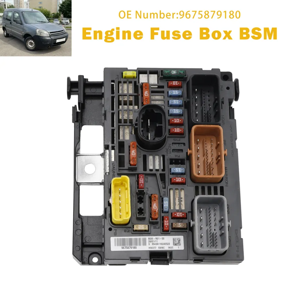 2008-2019 Citroen Berlingo 9675879180 Motorsäkringsbox BSM