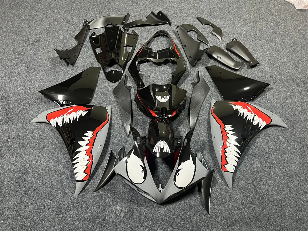 2009-2011 Yamaha YZF 1000 R1 Injection Fairing Kit Karosseri Plast ABS #153