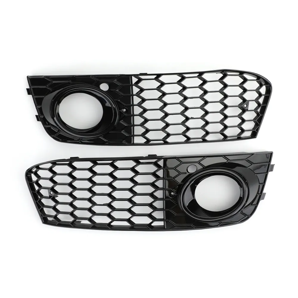 2009-2012 Audi A4 B8 Par Honeycomb Mesh Dimljus Open Vent Grill Intag