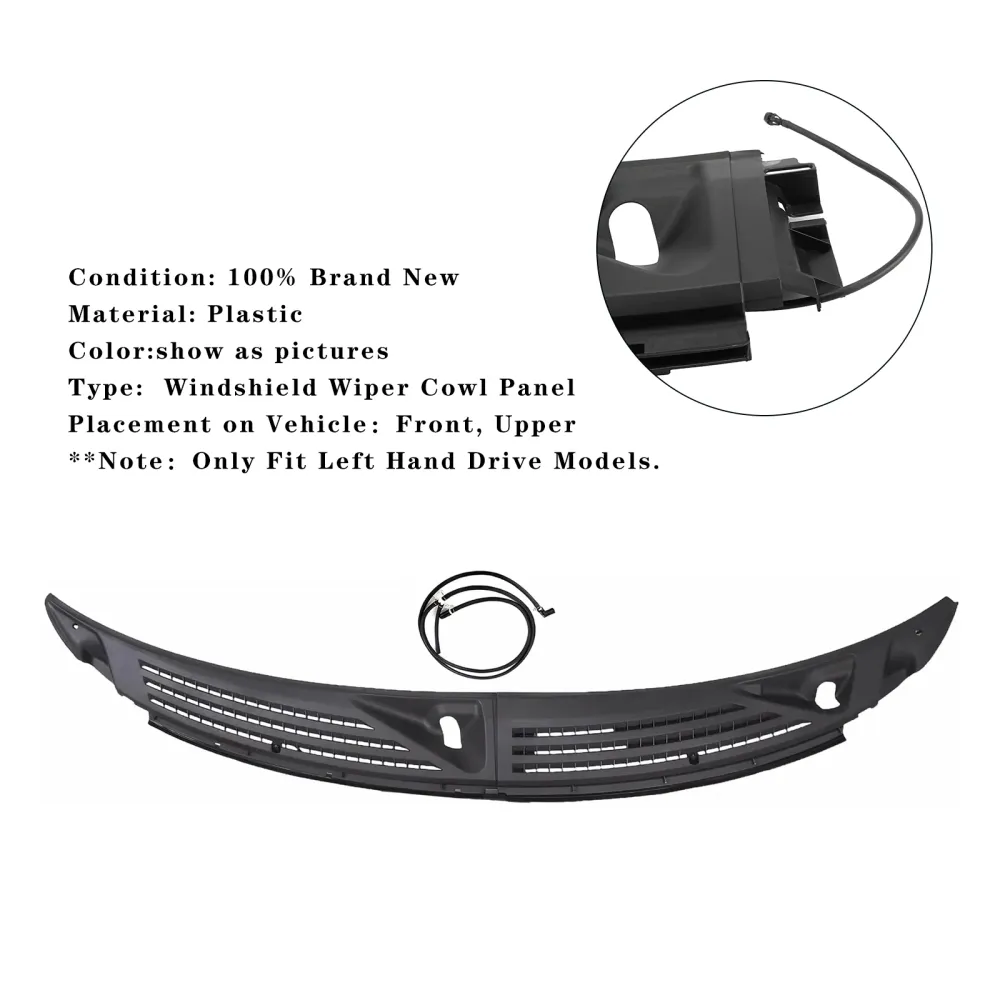 2009-2014 Ford F150 F-150 vindrutetorkare Cowl Panel Grille BL3Z15022A68A