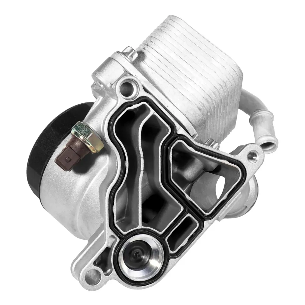 2010-2011 BMW 528i Base Sedan 4-dörrars motor Oljekylare Oljefilterenhet 11428637812