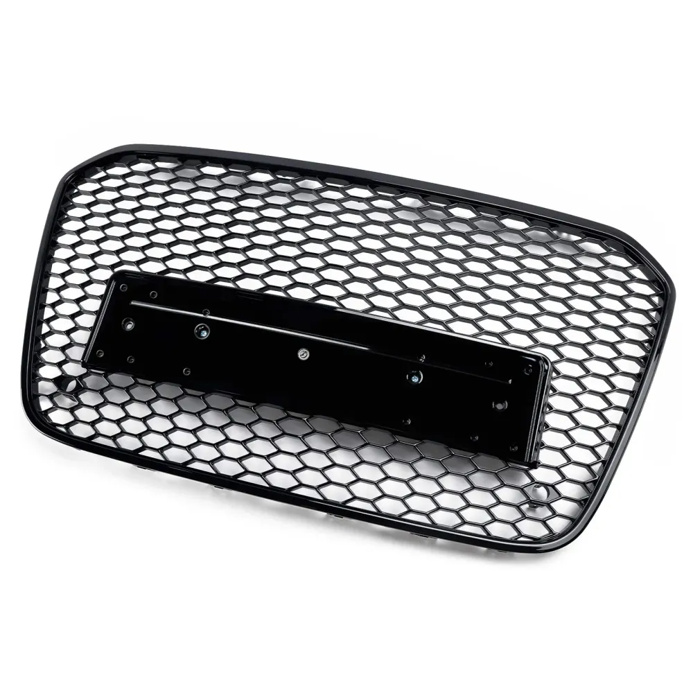 2012 2013 2014 2015 Audi A6 C7 S6 RS6 Style Honeycomb främre stötfångargrill