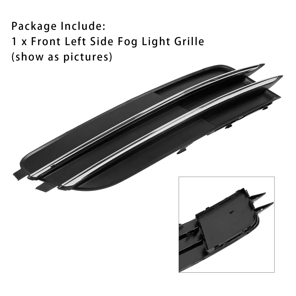 2012-2014 Audi A6 C7 Främre Vänster Stötfångargaller Dimljusgrill 4G0807681