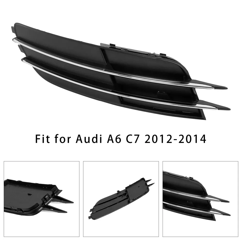 2012-2014 Audi A6 C7 Främre Vänster Stötfångargaller Dimljusgrill 4G0807681