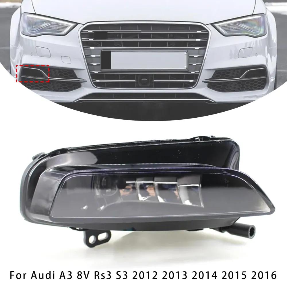 2012-2016 Audi A3 8V Rs3 S3 1 st Främre Höger Dimljuslampor Med Glödlampor