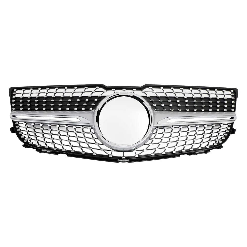 2013-2015 Mercedes Benz x204 GLK-klassens främre stötfångare grilldiamant