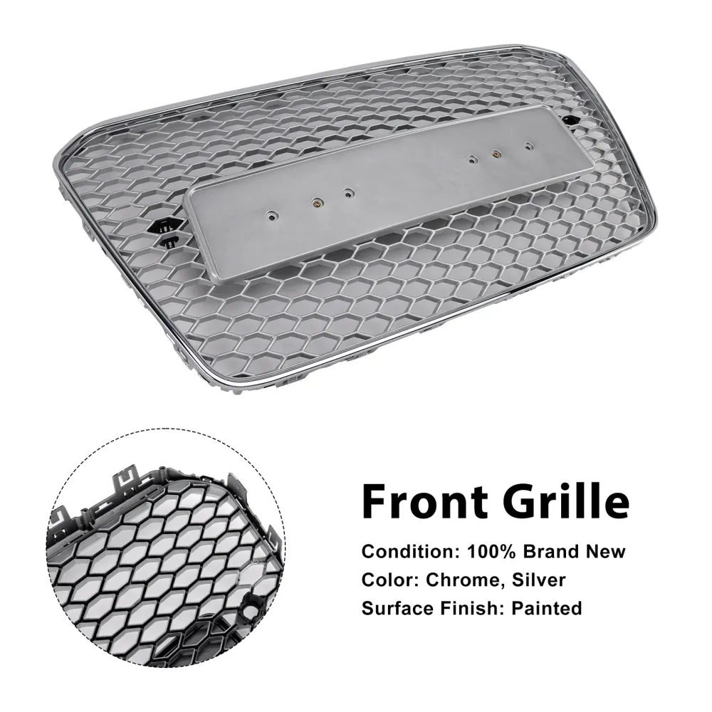 2013-2016 Audi A5 S5 B8.5 RS5 Style Honeycomb främre stötfångargrill