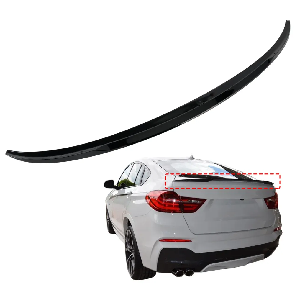 2014-2018 BMW X4 F26 Gloss Black Bakre Boot Spoiler