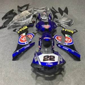 2015-2019 Yamaha YZF 1000 R1 Injection Fairing Kit Karosseri Plast ABS #133