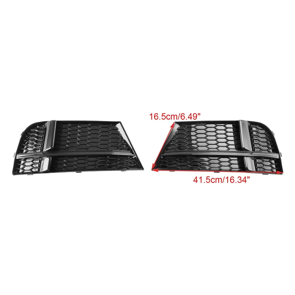 2016.05-2020 AUDI A3 8V S-LINE SEDAN/SPORTBACK/CONVERTIBLE S3 Främre Dimljus Kåpa Bezel Grill Grill