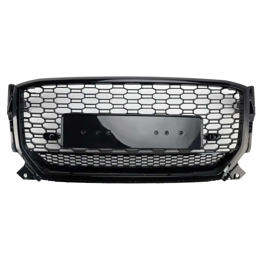 2016-2020 Audi Q2 Pre-Facelift Gloss Black Front Honeycomb Grille