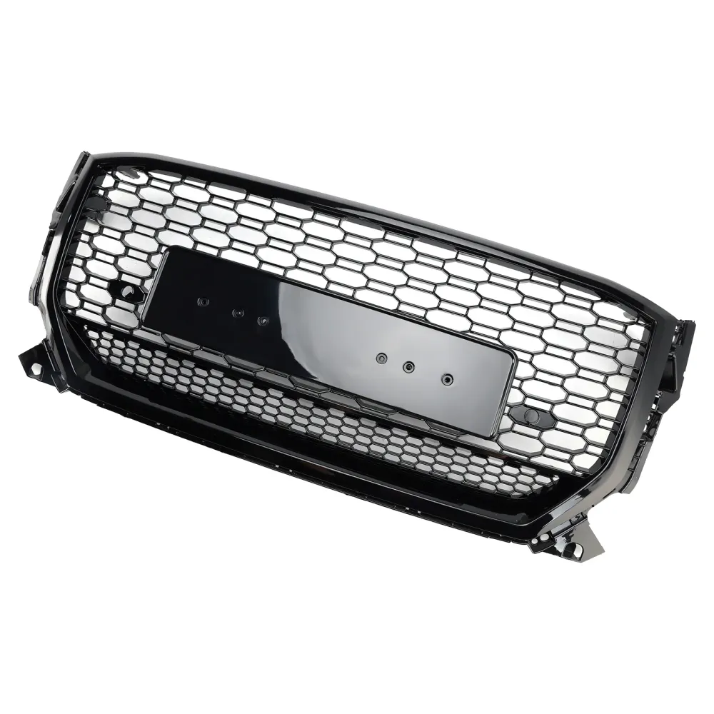 2016-2020 Audi Q2 Pre-Facelift Gloss Black Front Honeycomb Grille