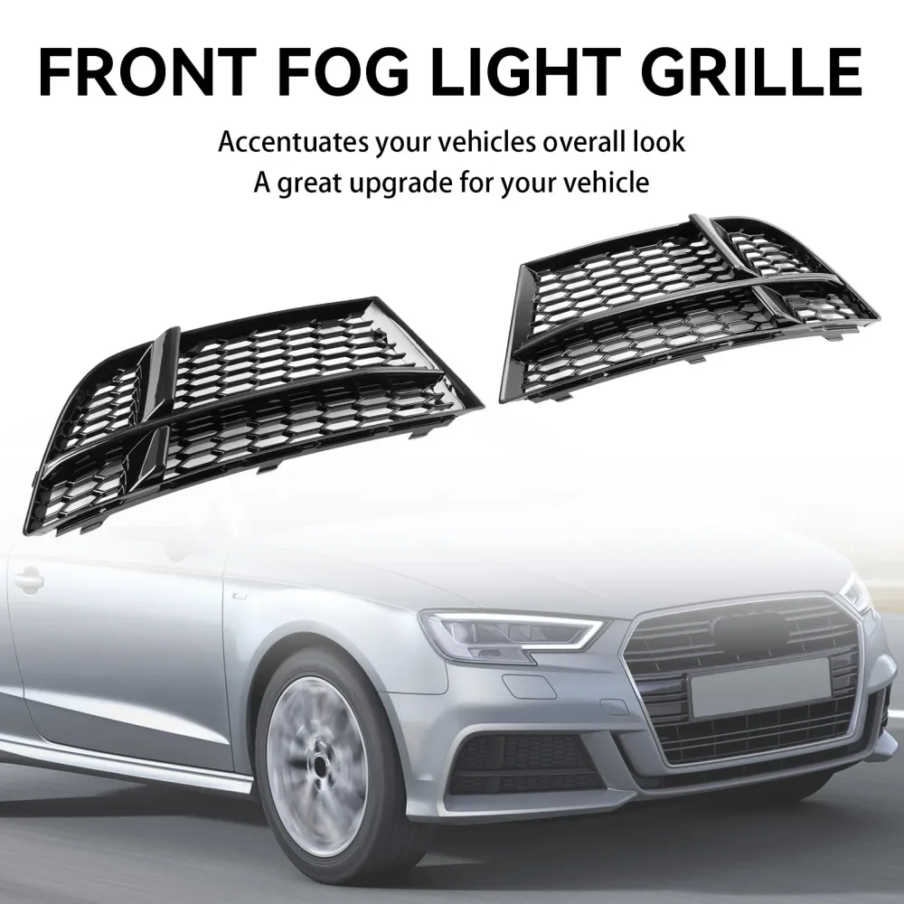 2017-2019 AUDI A3 8V S-LINE SEDAN/SPORTBACK/CONVERTIBLE S3 Front Dimljus Kåpa Bezel Grill Grill