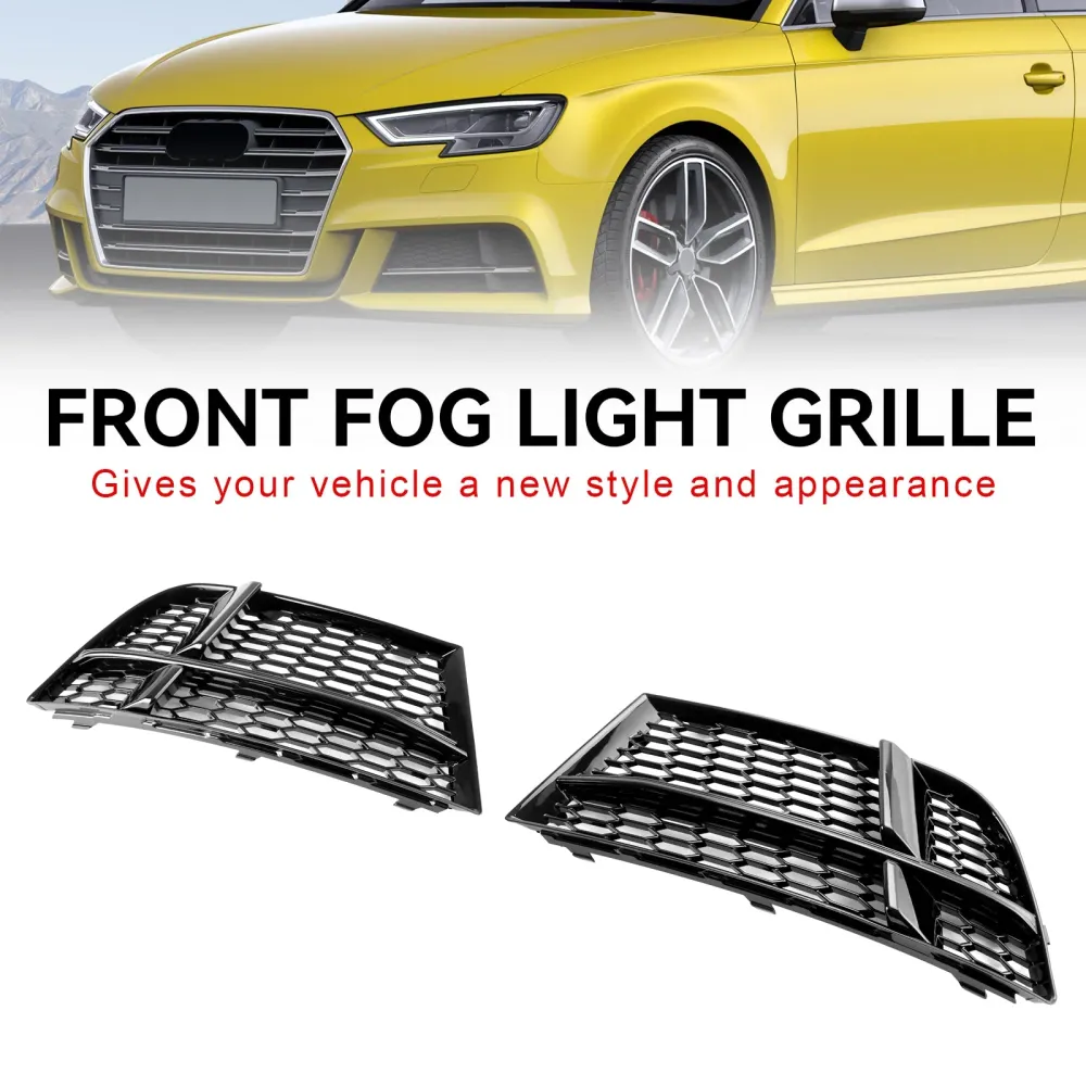 2017-2019 AUDI A3 8V S-LINE SEDAN/SPORTBACK/CONVERTIBLE S3 Front Dimljus Kåpa Bezel Grill Grill