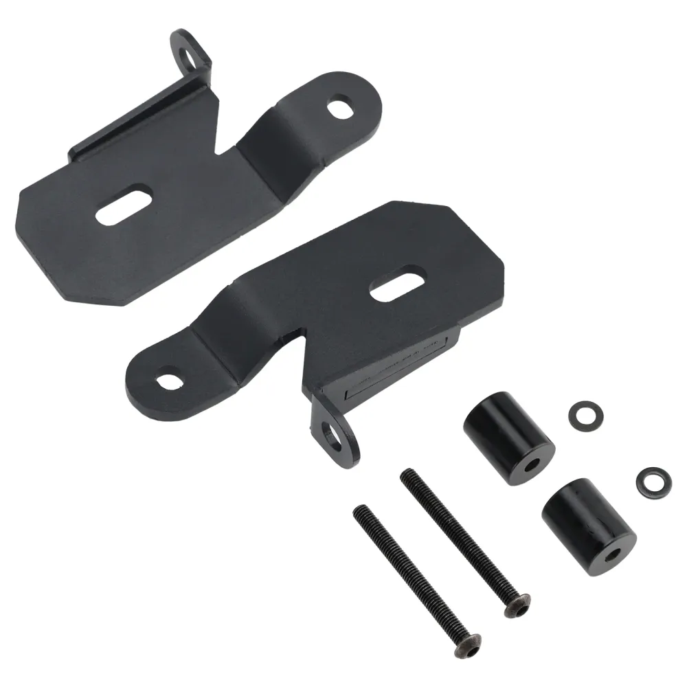 2018-2019 Jeep Wrangler JL 7318 -Pillar Black Light Mount Brackets
