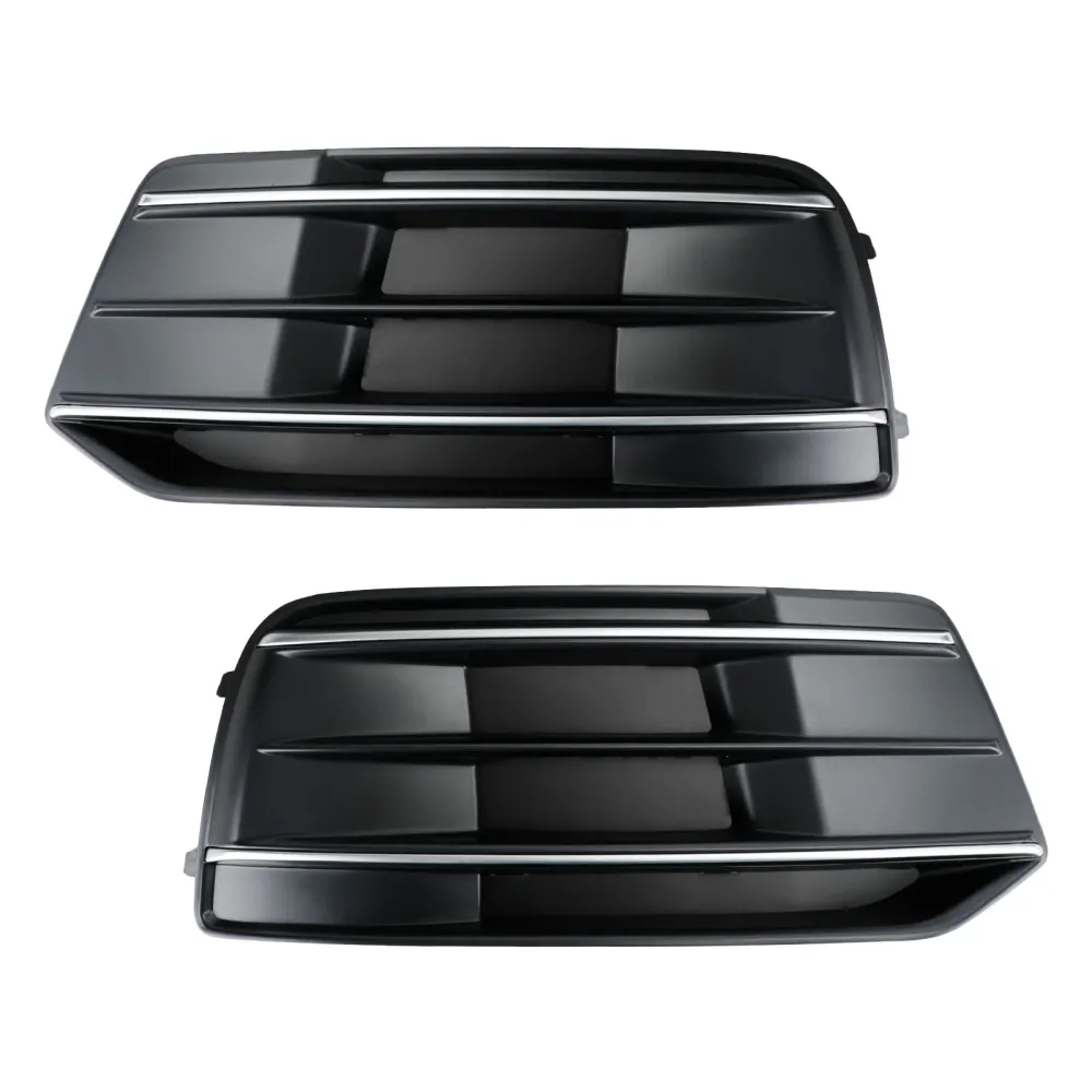 2018-2022 Audi Q5 2st Front Bumper Cover Grille Bezel Insert Black/Chrome