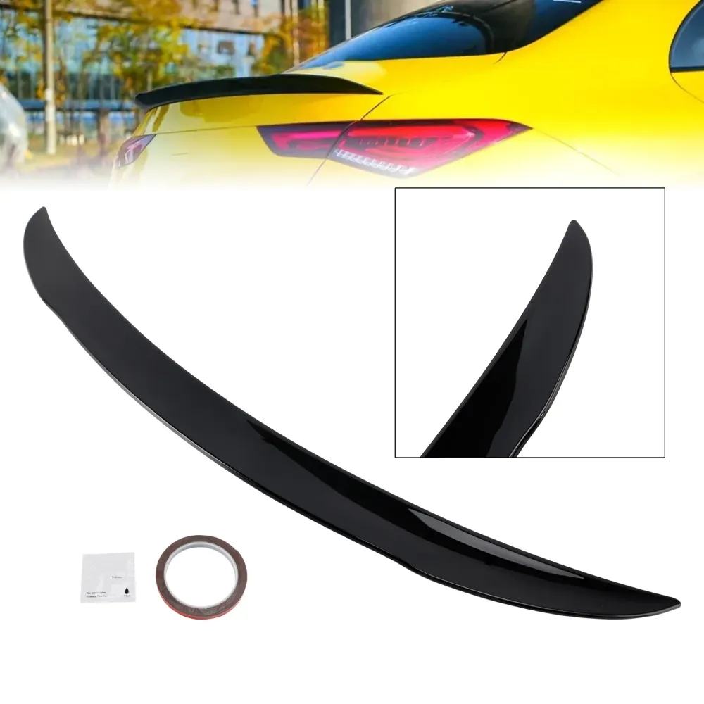 2019+ Mercedes-Benz CLA-Klass W118 C118 Glanssvart bakre bagageluckspoiler för