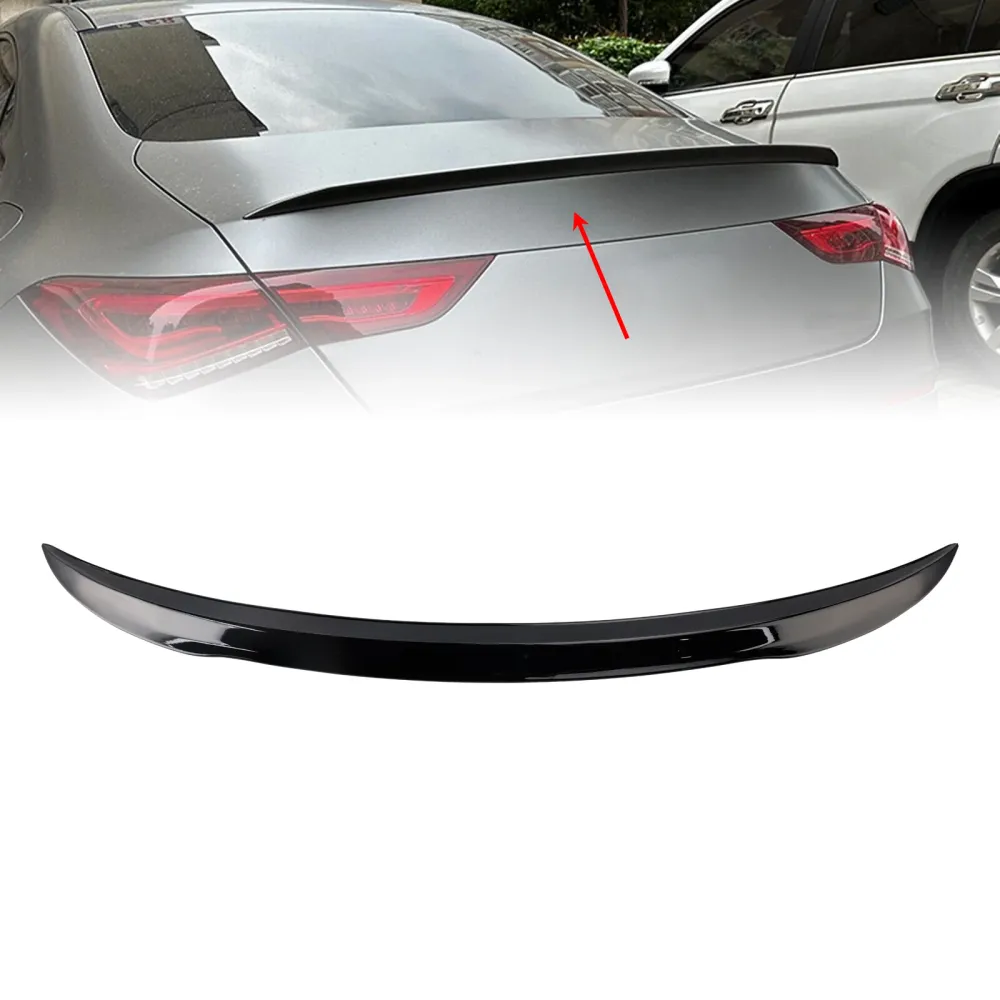 2019+ Mercedes-Benz CLA-Klass W118 C118 Glanssvart bakre bagageluckspoiler för