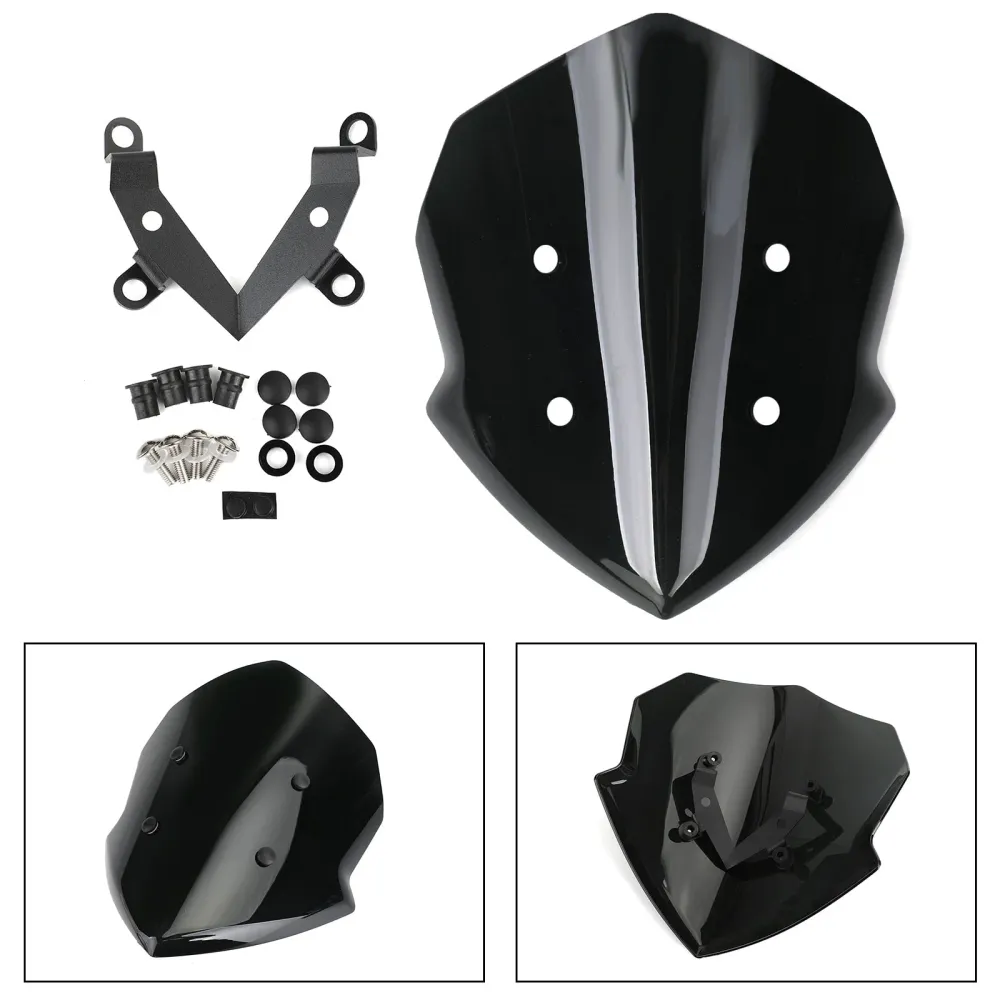 2019-2020 Kawasaki Z125 ABS 4mm Motorcykel Vindruta Vindruta Generic