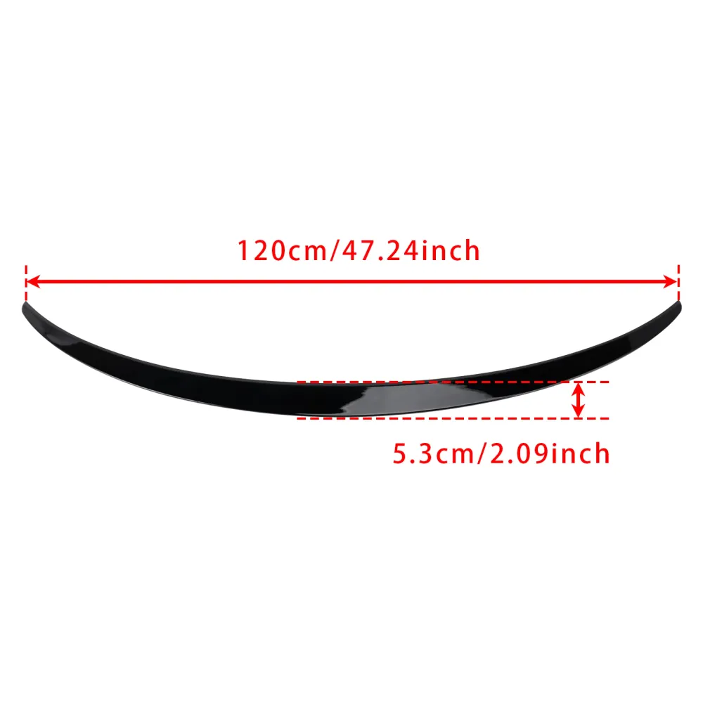 2020+ Tesla Model Y Gloss Black Bakre Boot Spoiler Original Factory Style