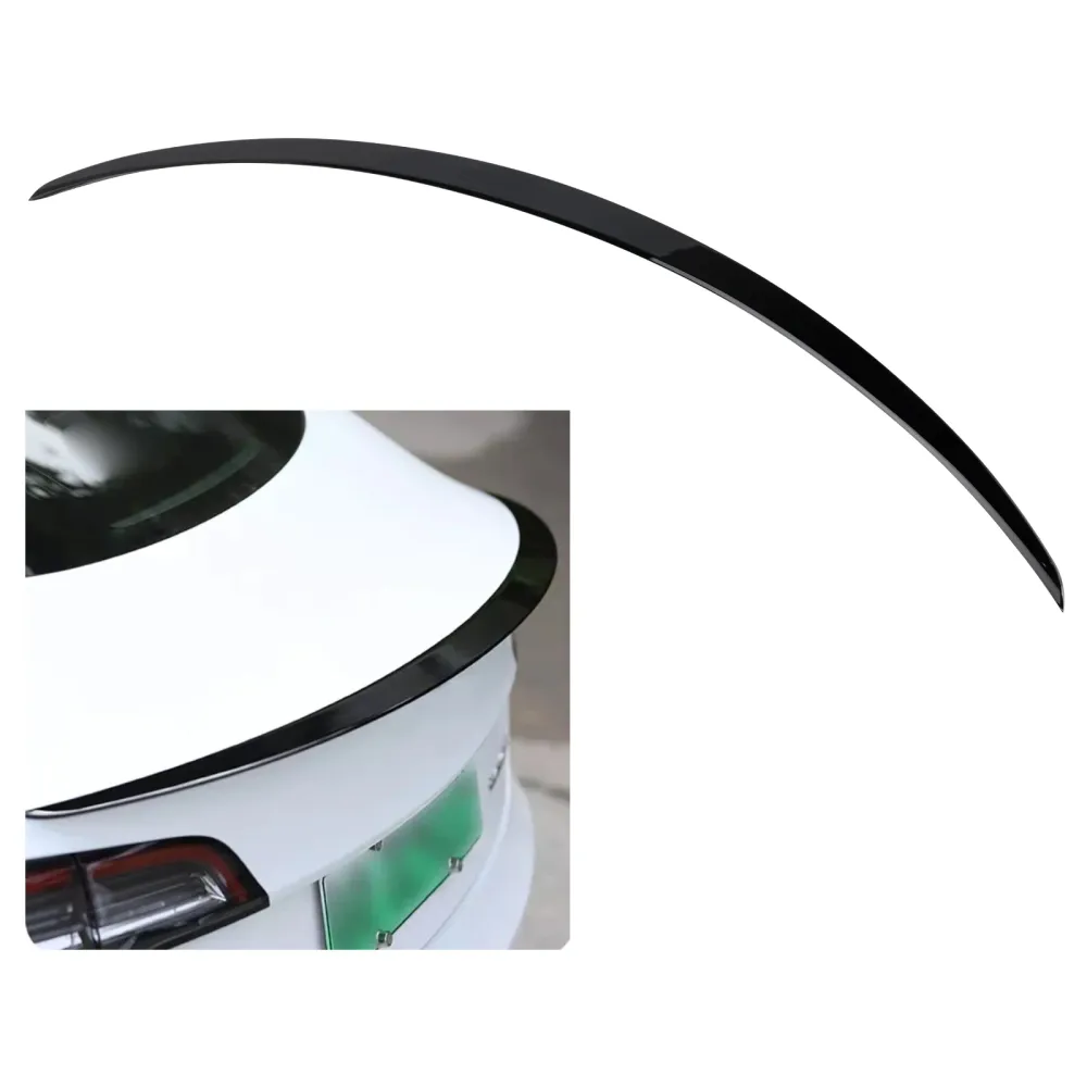 2020+ Tesla Model Y Gloss Black Bakre Boot Spoiler Original Factory Style