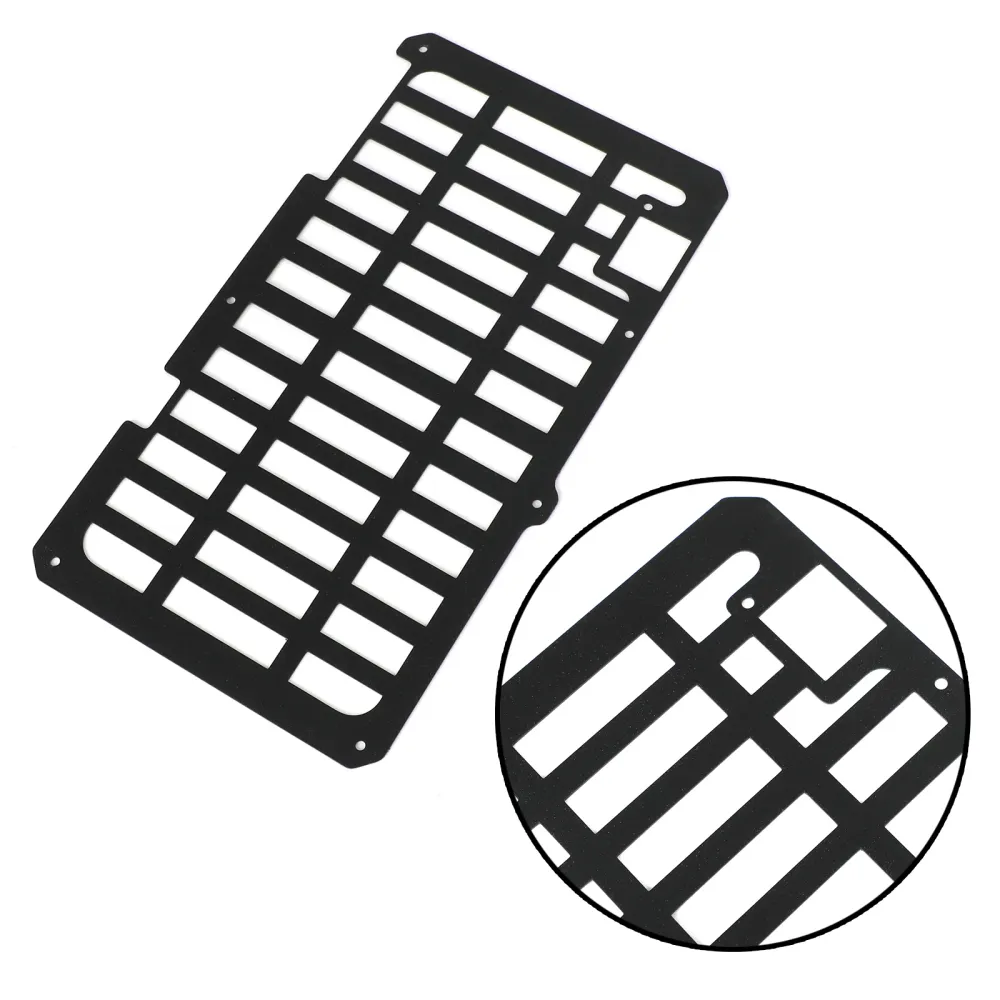 2021-2022 Honda CRF300L Motorcykel Radiator skyddsskydd Radiator täcker svart generisk