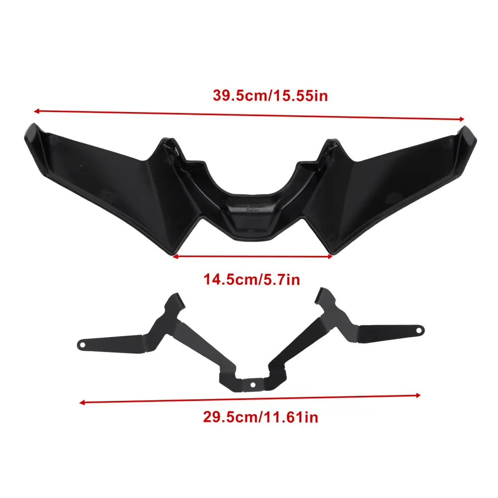 2021-2024 Yamaha MT-07 Front Fender Beak Extension Fairing Spoiler