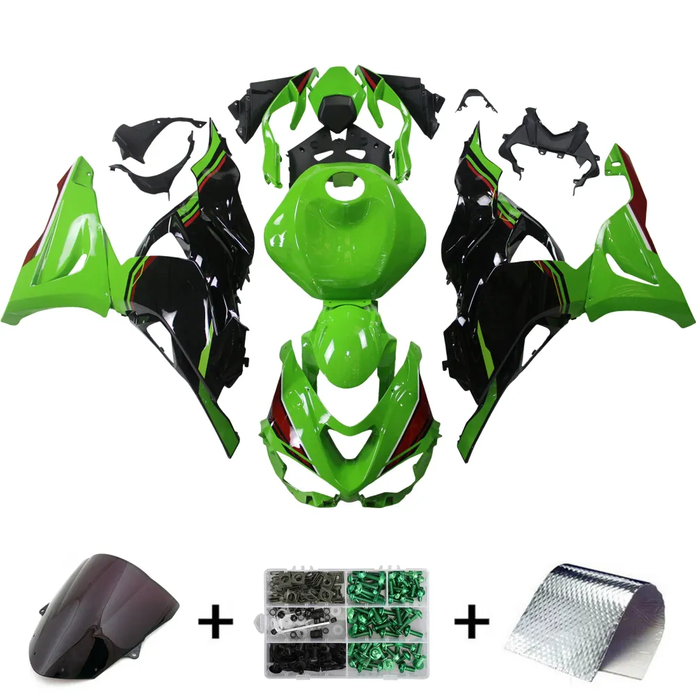 2024-2025 Kawasaki ZX-6R ZX6R Injection Fairing Kit Kawasaki Plast ABS
