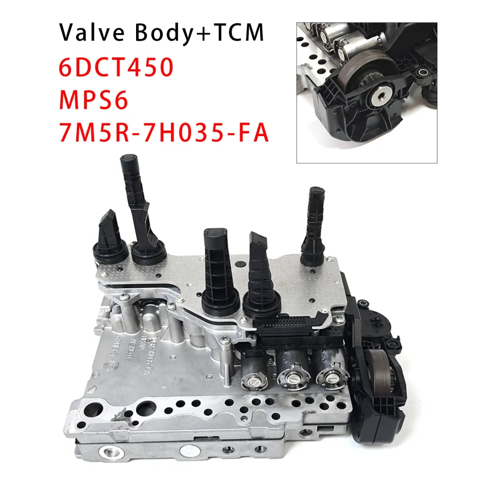 6DCT450 Passar för S/V60 10-11 1,6L 2,0L 7M5R-7H035-FA Transmission Mekatronisk ventilhus+TCM MPS6