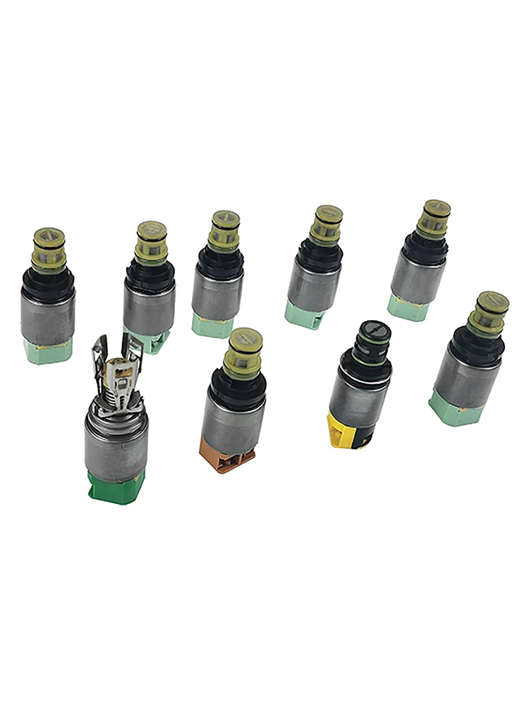 9PCS 8HP51 GA8X51CZ 8X51 8L51 8-växlad växellåda solenoidsats för BMW